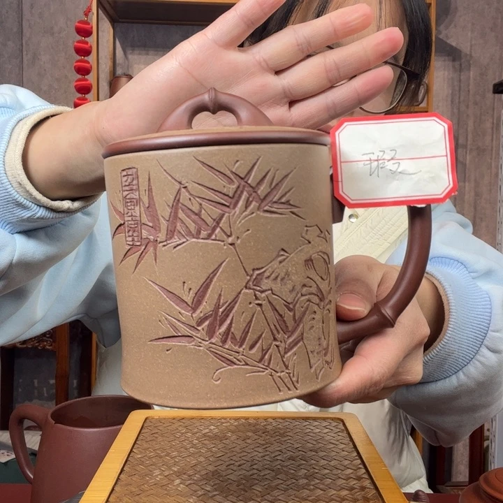 茶杯紫砂原矿紫砂杯