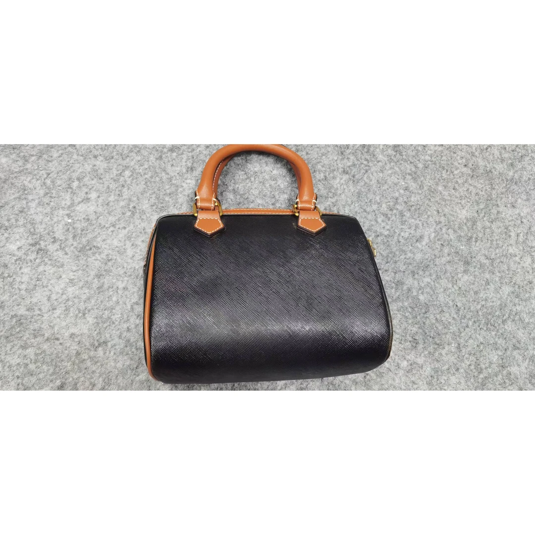 TOLEX2025新款手工时尚女包花枕头黑色百搭小众