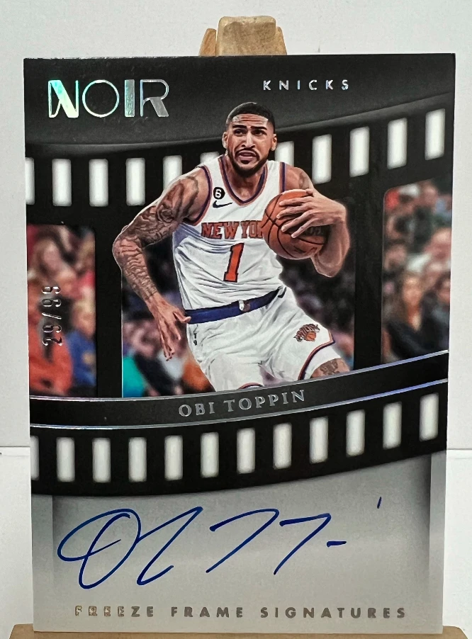 奥比托平 noir高端99编卡签 电影胶片 保真 尼克斯队 正版球星卡