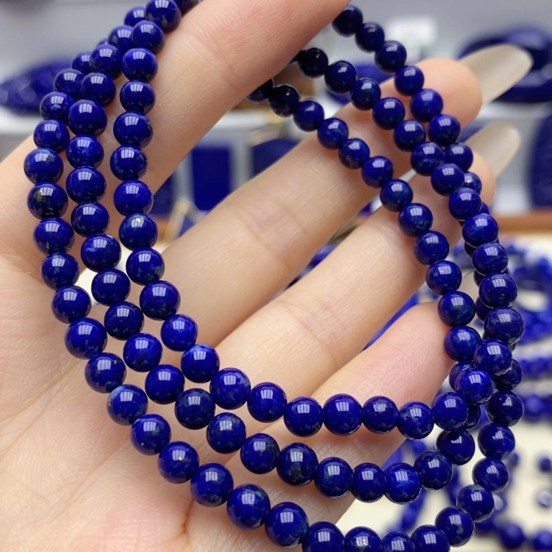 未镶嵌青金石手链4.8mm