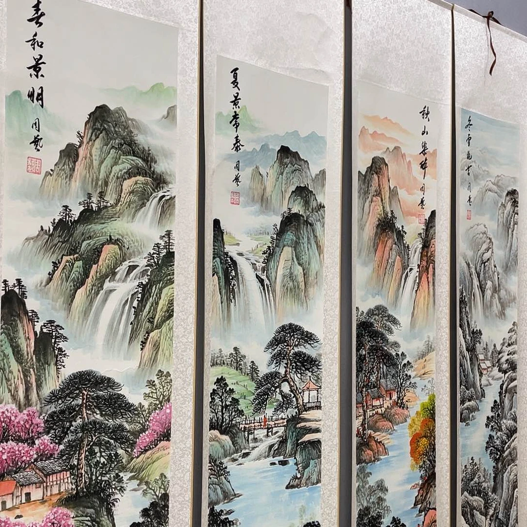 国画老师手绘作品w