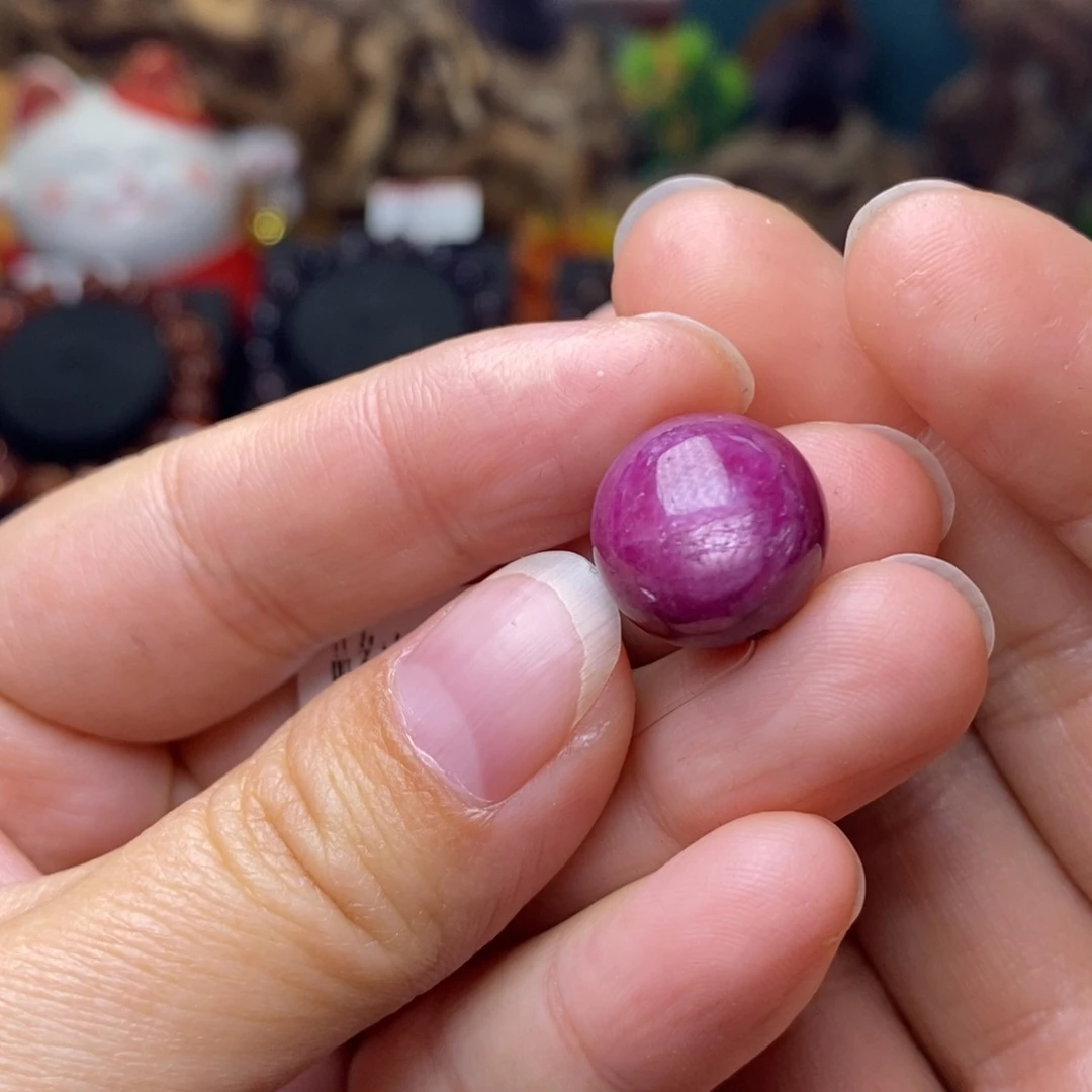 红宝石A033红宝单珠14m未镶嵌小****i