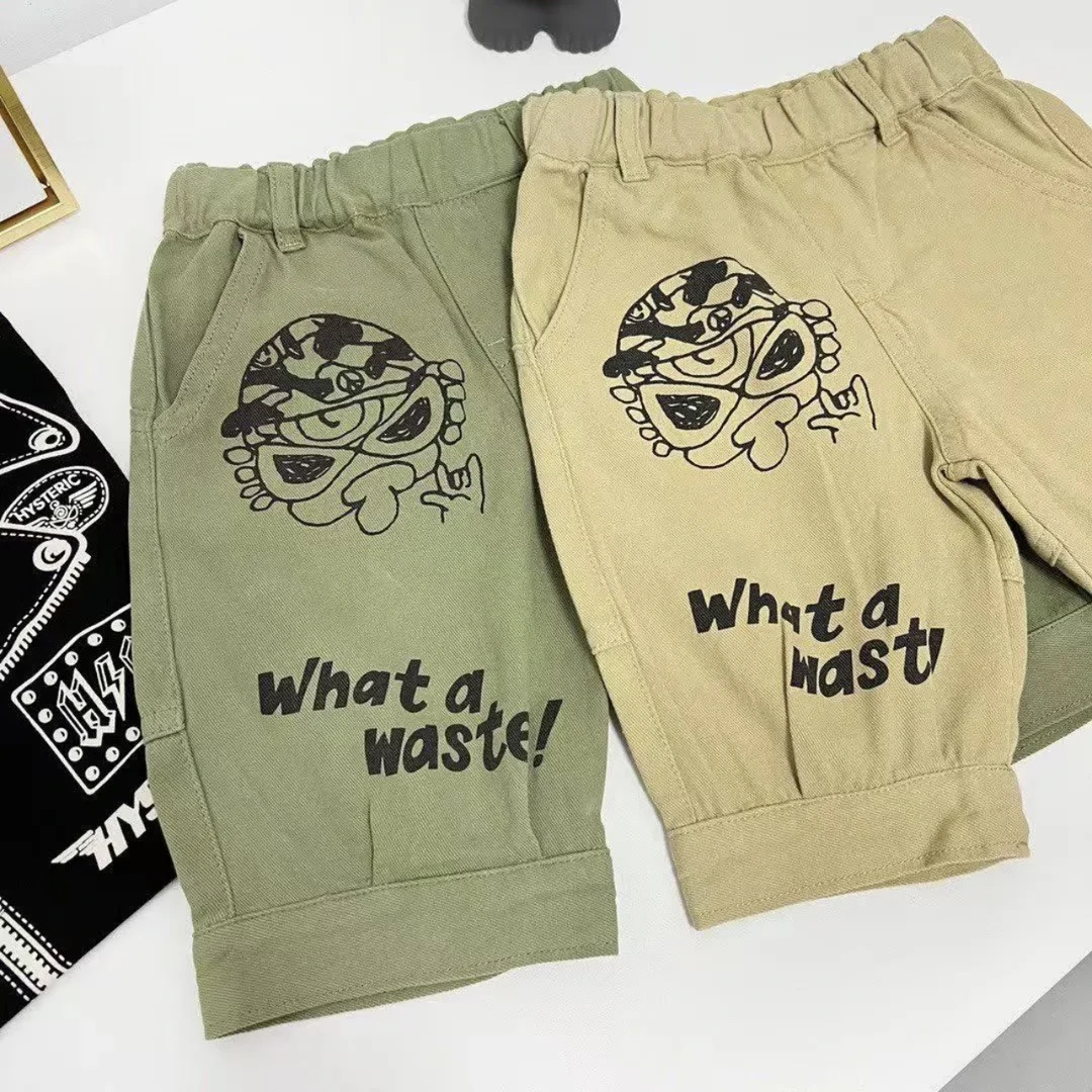 3007【朋克六分】儿童时尚百搭短裤