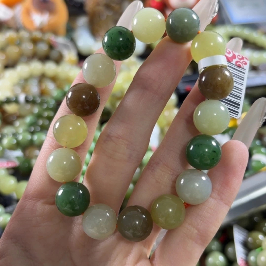 和田玉未镶嵌手链225