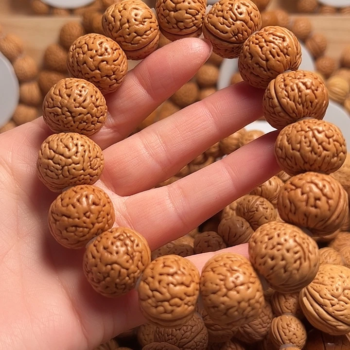 吊坠桃核桃核手串20脑纹苹果园