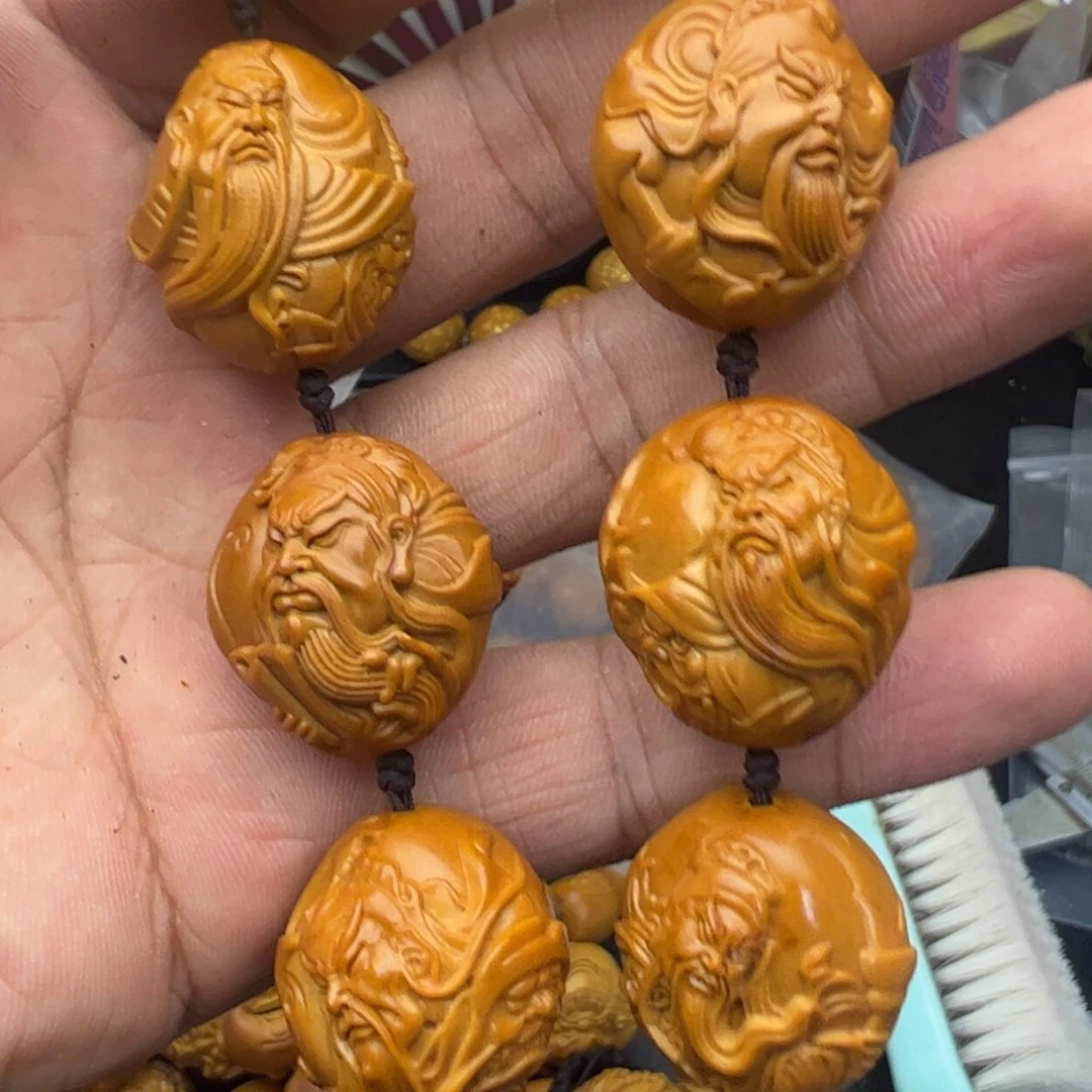 橄榄核手串/手链2.3手工关公