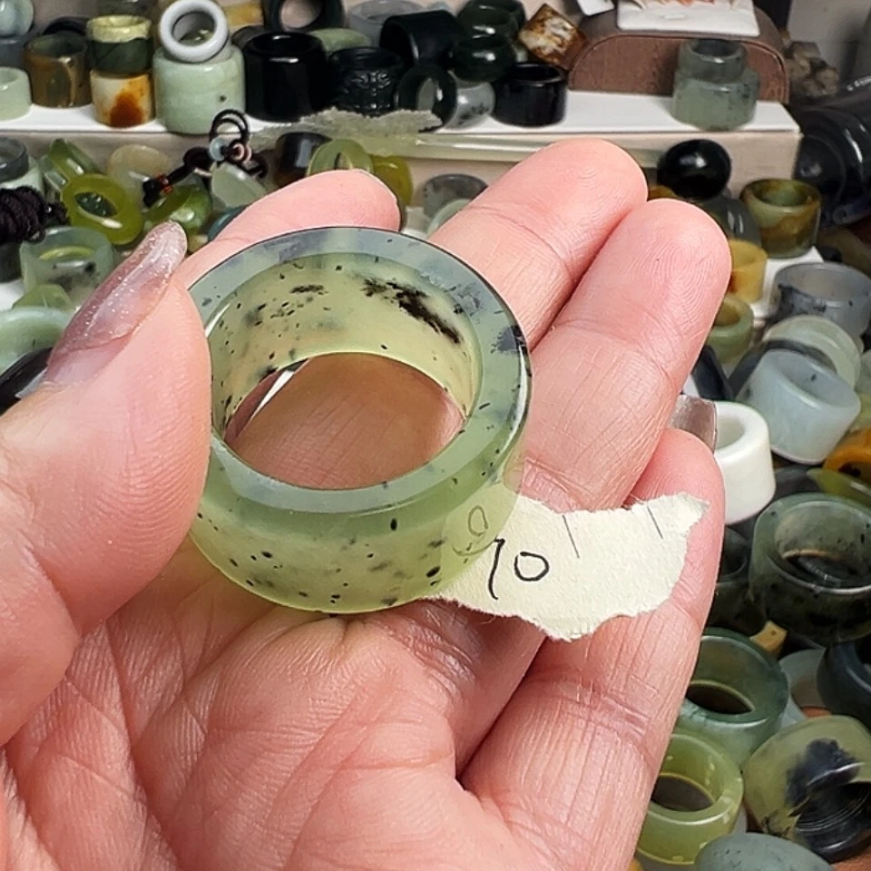 【闪购商品】未镶嵌岫玉戒指小***凯