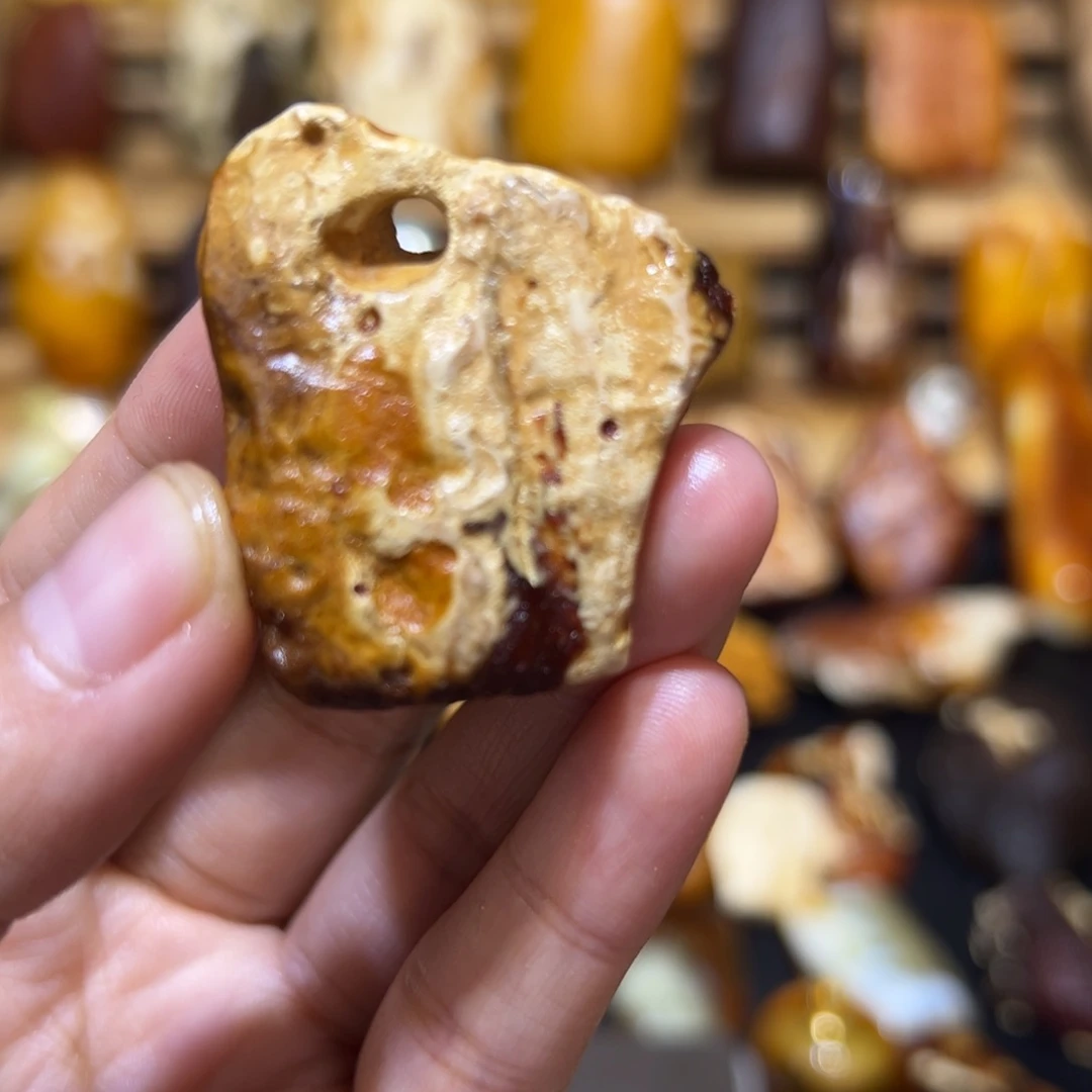 定制琥珀未镶嵌琥珀蜜蜡