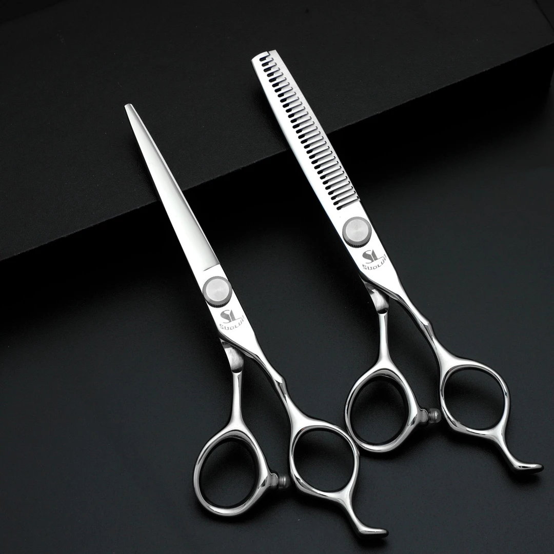 理发店正品发型师美发师专用剪刀平剪牙剪无痕打薄6寸理发剪刀