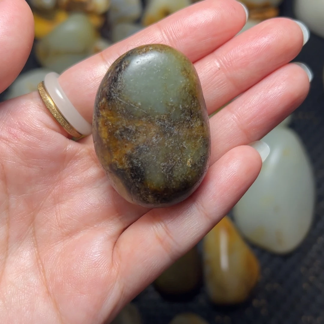 和田玉未镶嵌挂件17