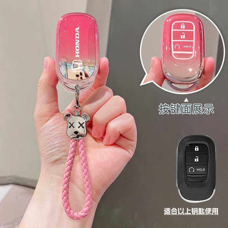 本田汽车钥匙套冠道crv/hrv/zrv致在思域皓影型格urv新款保护壳包