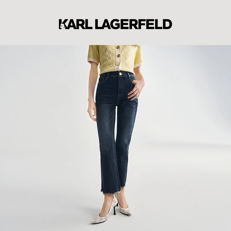 【婷婷专属】KARLLAGERFELD夏季新款牛仔裤老佛爷M22E1119