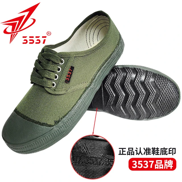 3537解放鞋男 橡胶鞋底耐磨低帮新品加厚春秋步伐胶鞋劳保帆布鞋