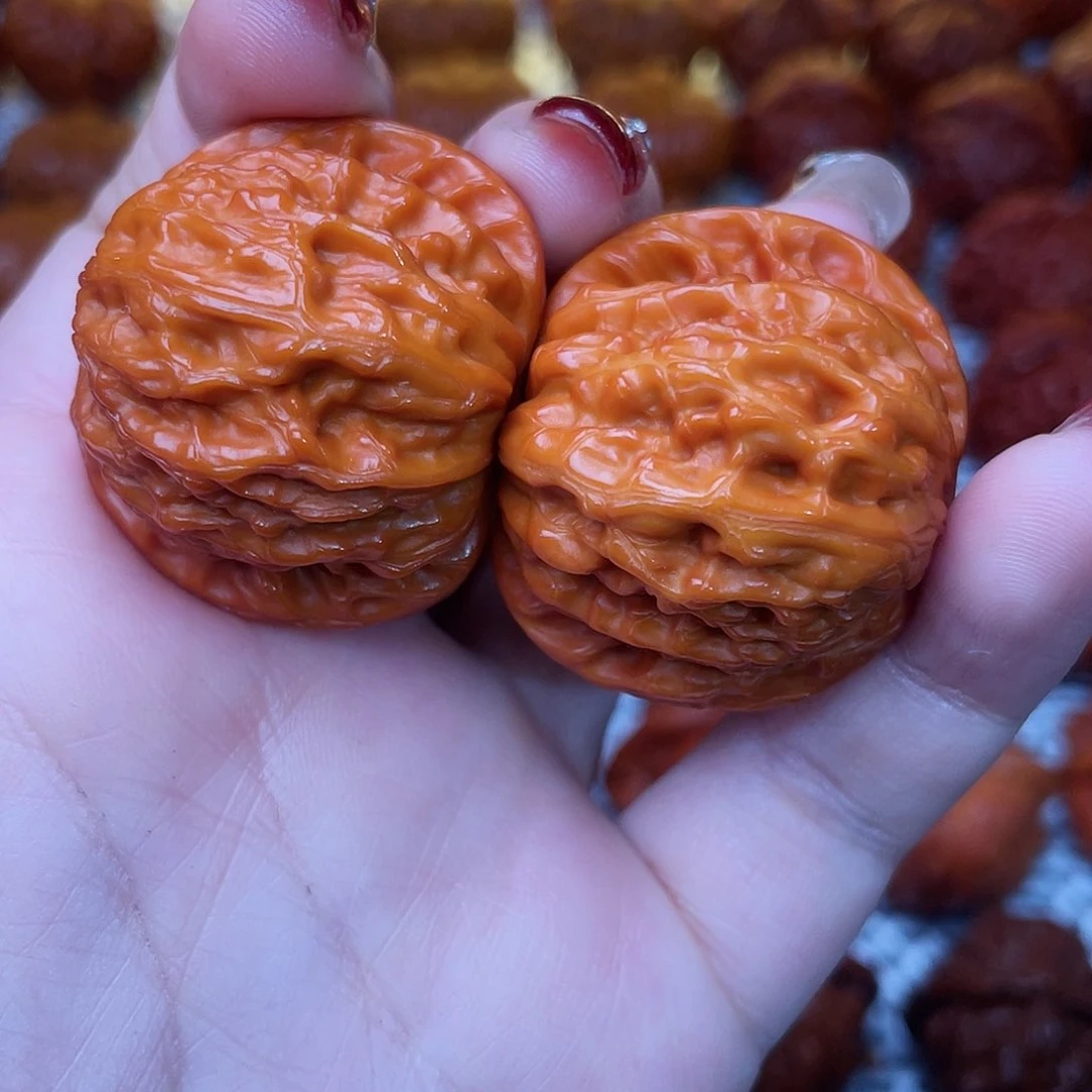 桃核吊坠文玩核桃 手把件 磨盘 37