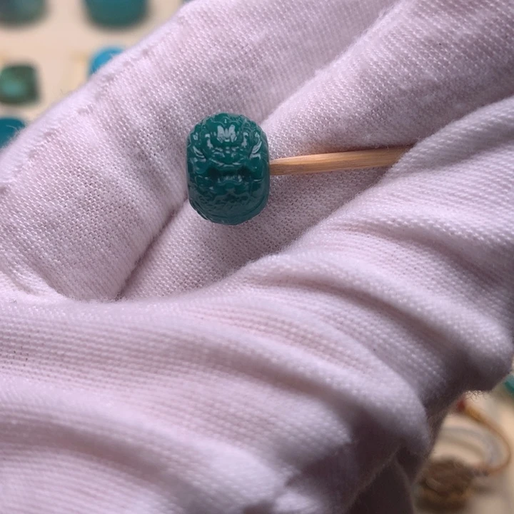 绿松石未镶嵌龙珠11.6