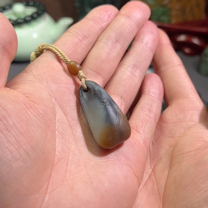 和田玉颈饰未镶嵌仙*