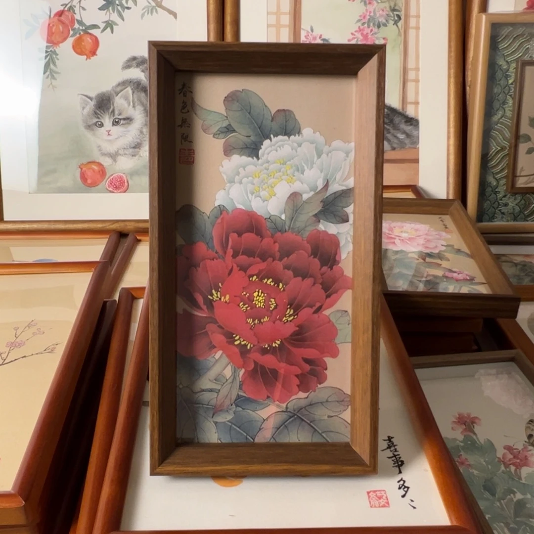 纸本手绘国画作品定制