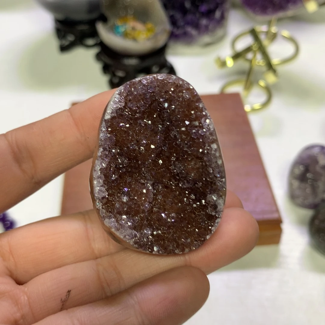 紫晶摆件未镶嵌水晶