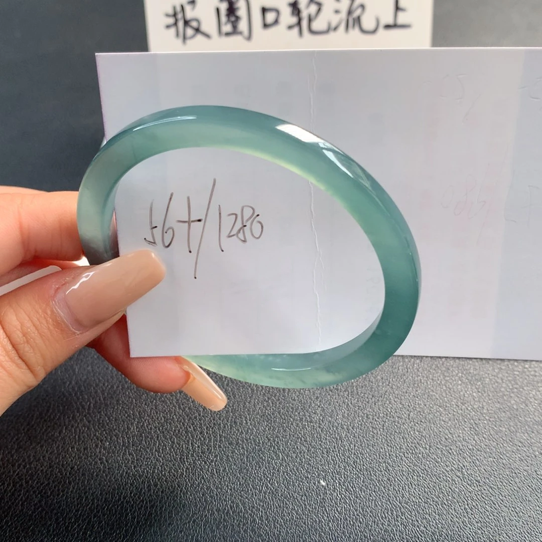 翡翠未镶嵌手镯天然翡翠