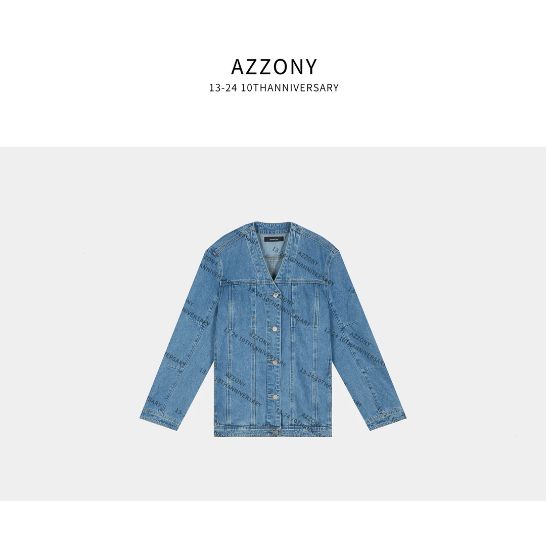 Q YYL 大理V领牛仔服   CT1171