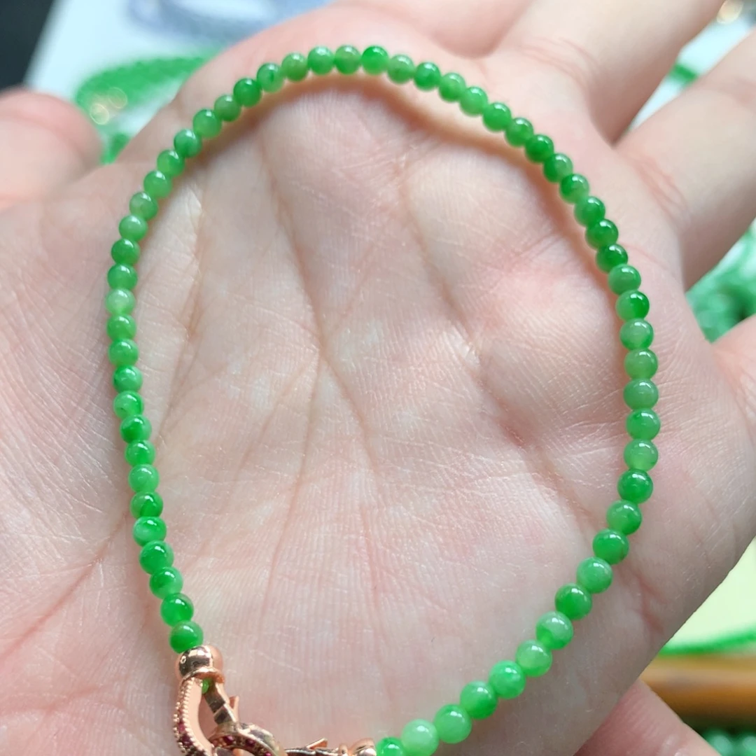 翡翠未镶嵌手链翡翠