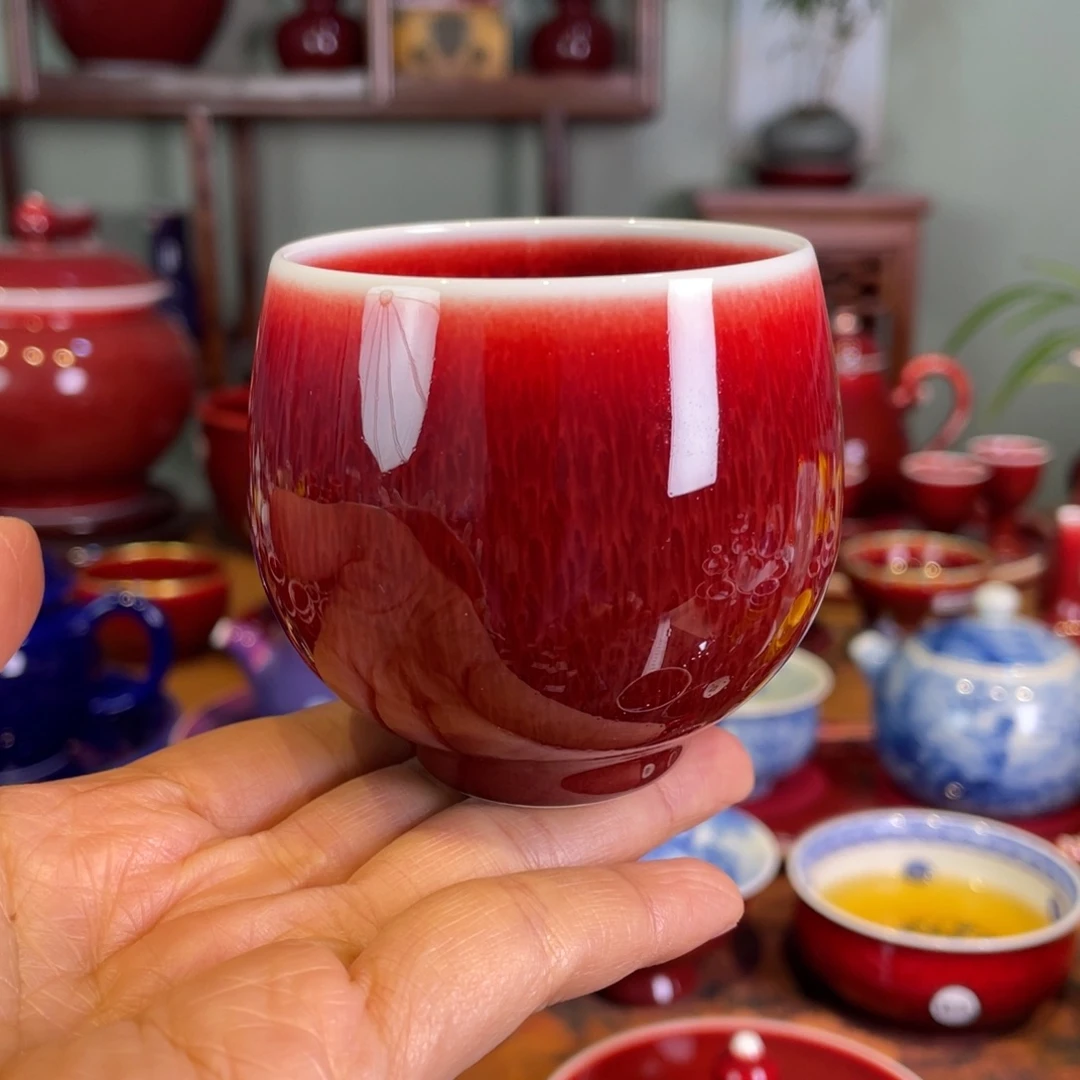 清欢雅玩原矿郎红龙蛋杯