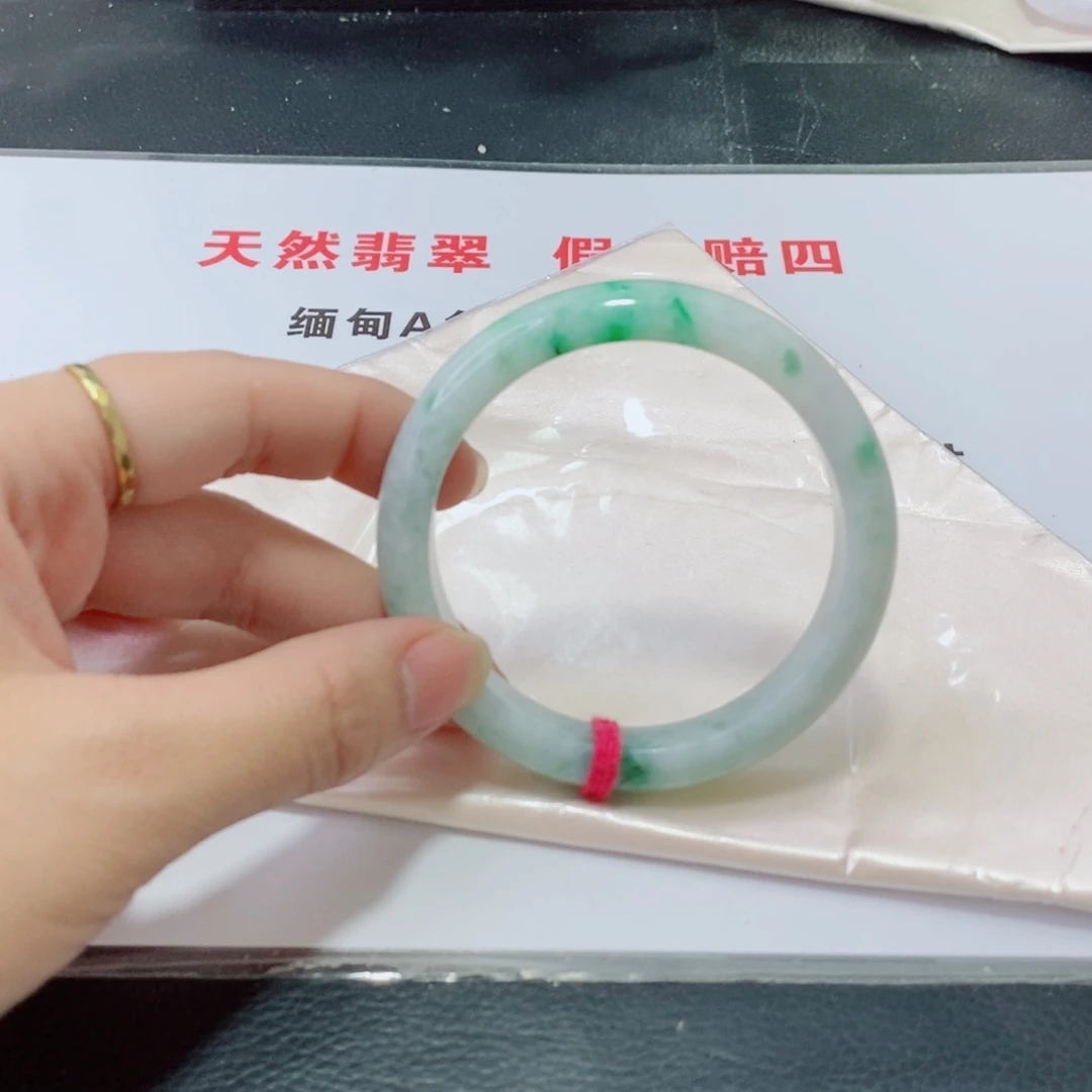 翡翠未镶嵌手镯天然缅甸翡翠A货