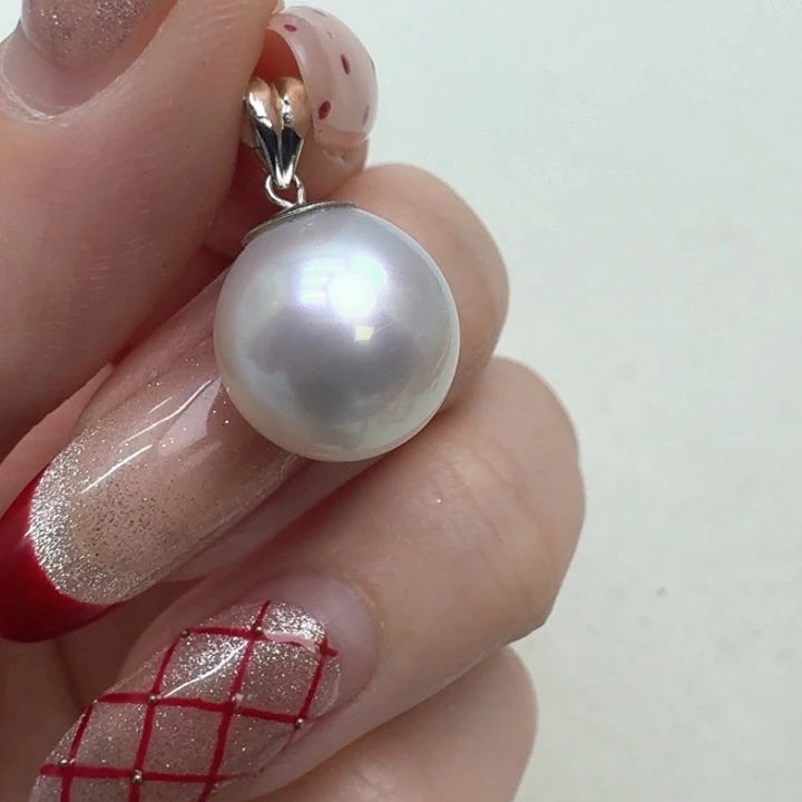 海水珍珠颈饰18K金镶嵌