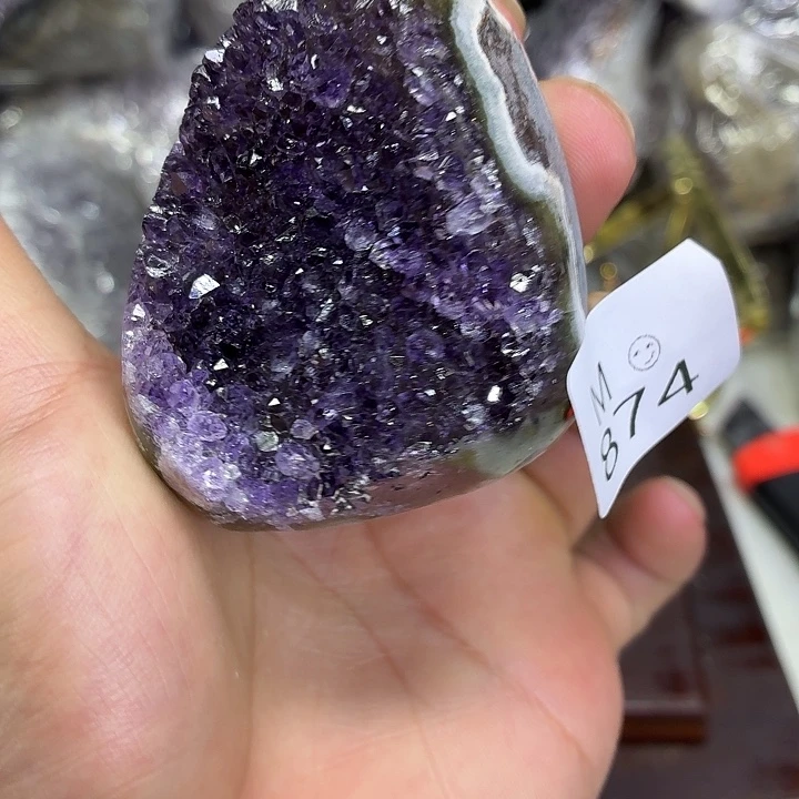 未镶嵌摆件紫晶水晶