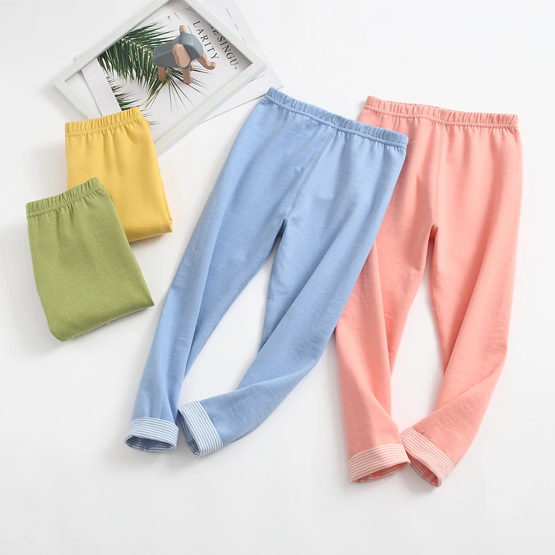 春秋季儿童暖绒双面保暖长裤     20905