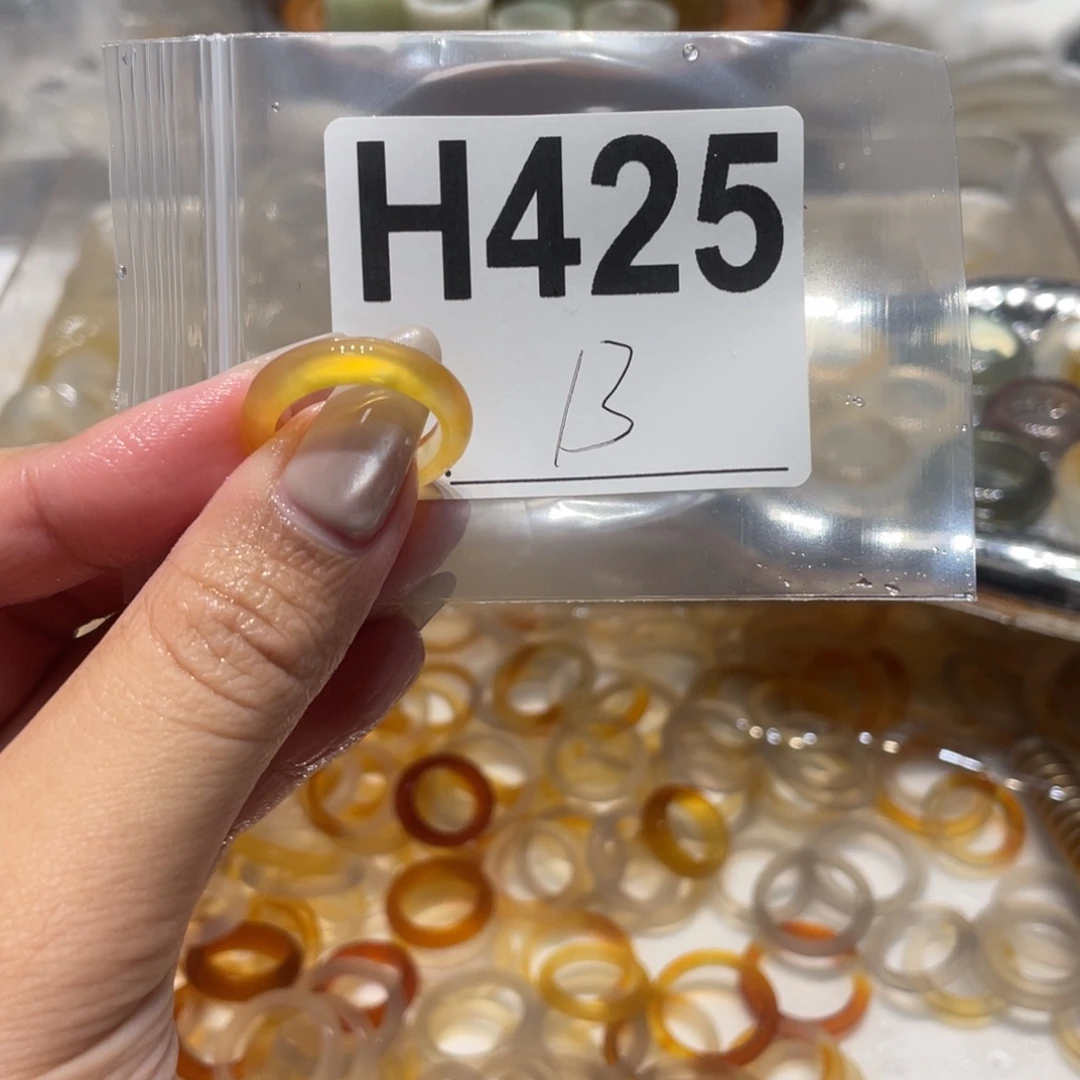 玛瑙/玉髓未镶嵌戒指425