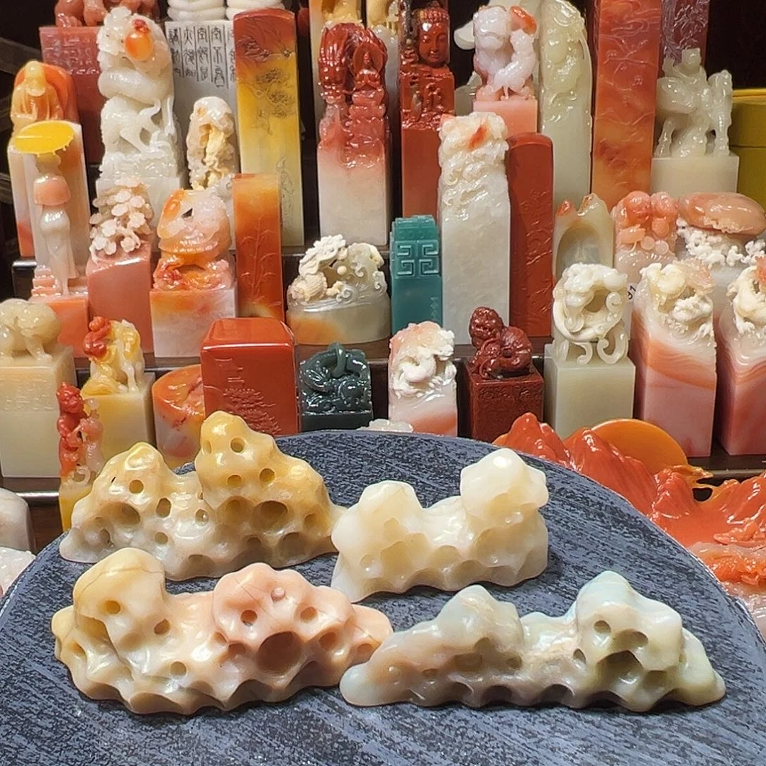 寿山石寿山石批发4个