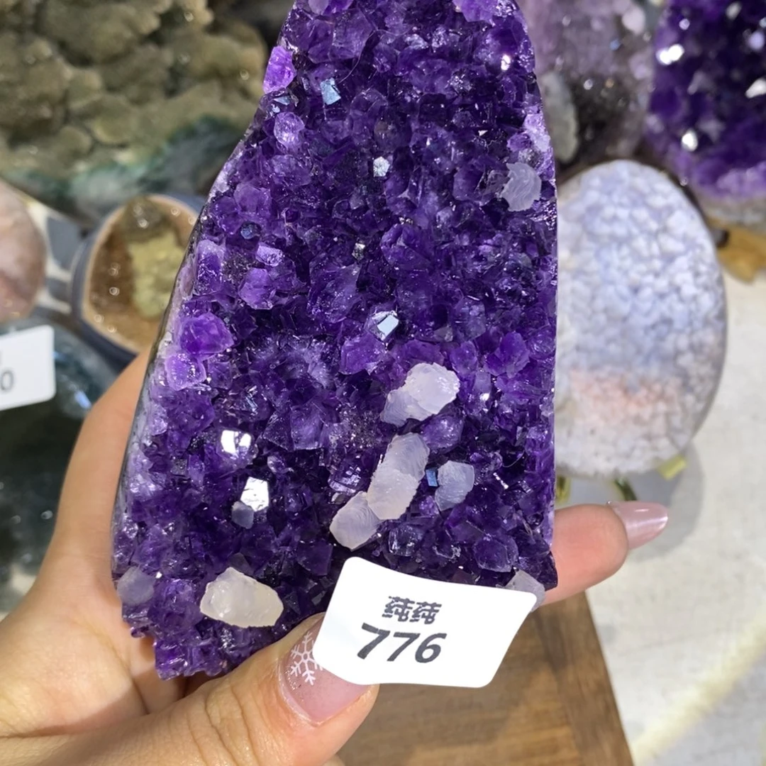 大型摆件（非配饰）未镶嵌紫晶方解福利大漏