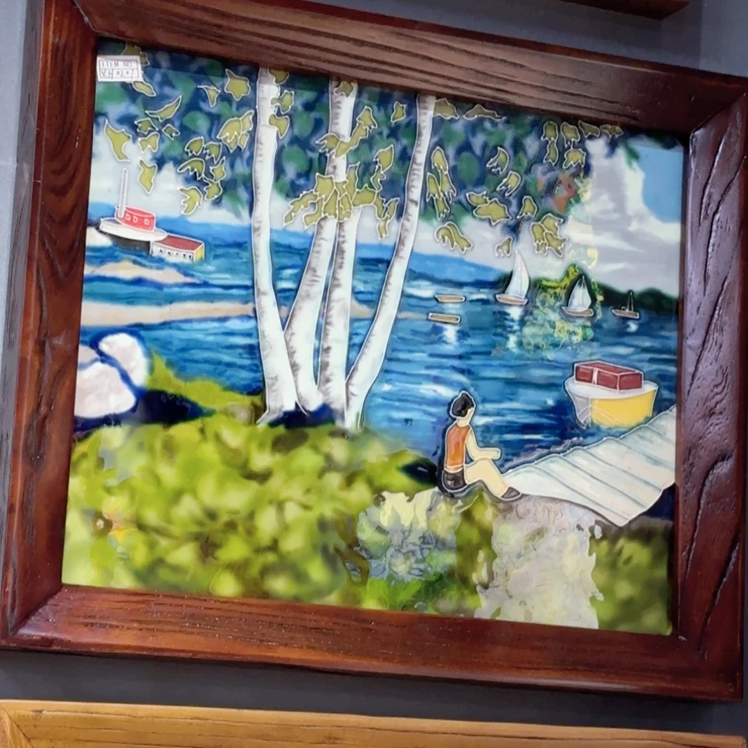 瓷片40.47老榆木框特价福利