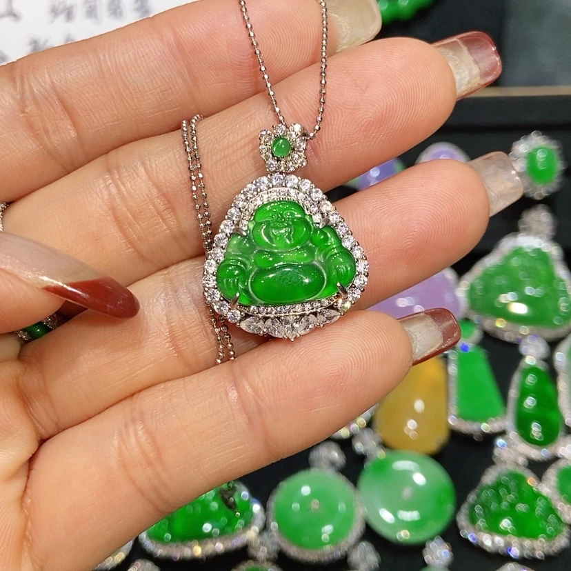 【闪购商品】翡翠颈饰未镶嵌天然翡翠