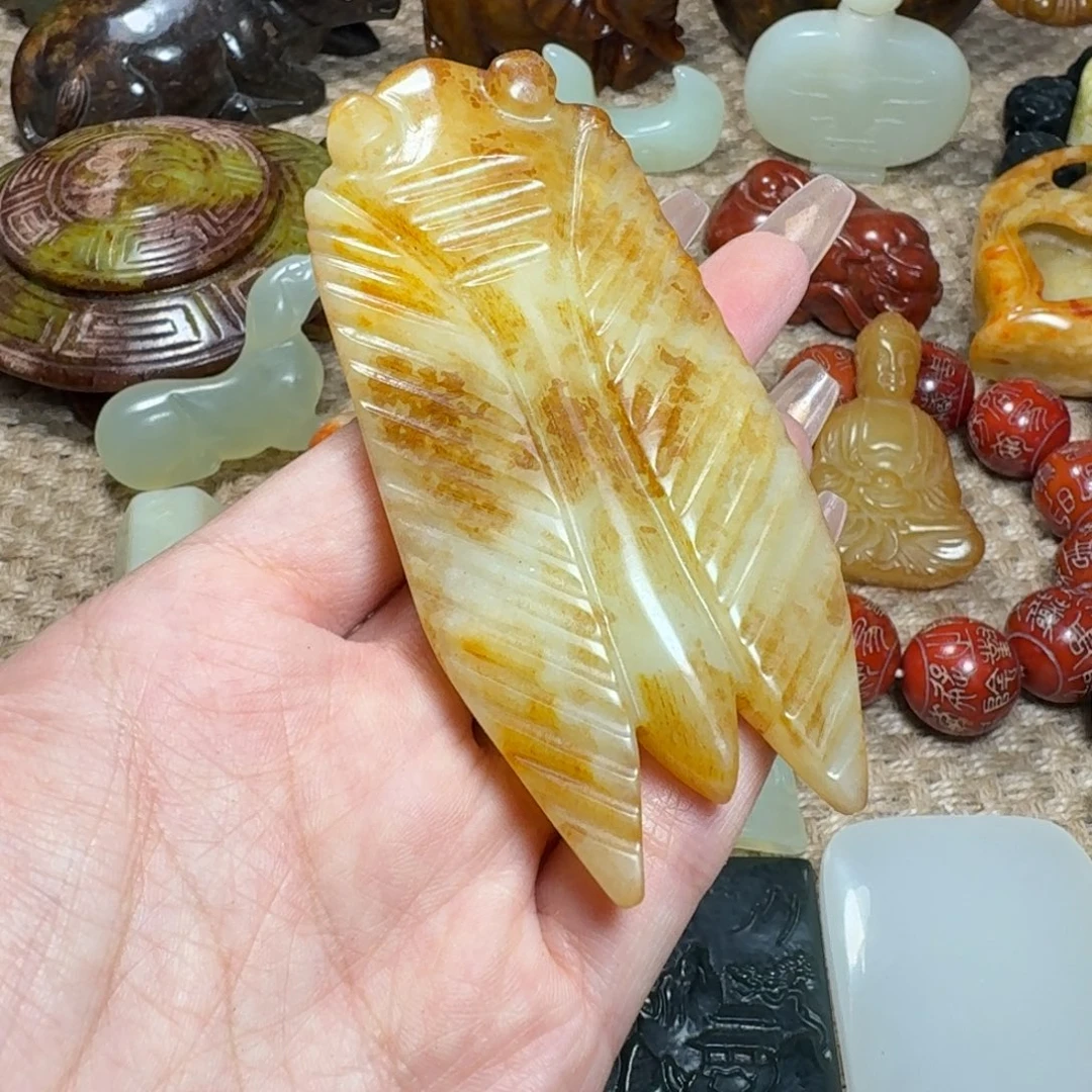 白玉菩提吊坠挂件