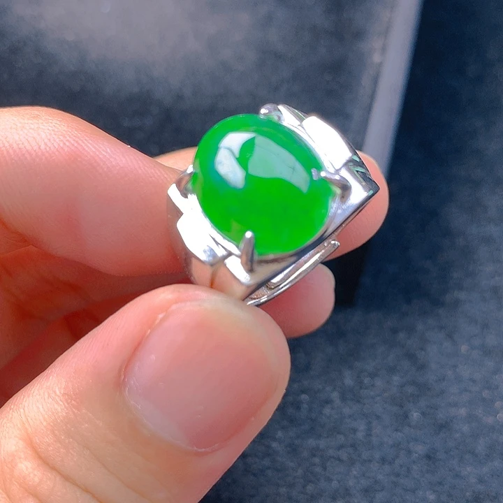 翡翠银S925镶嵌颈饰翡翠