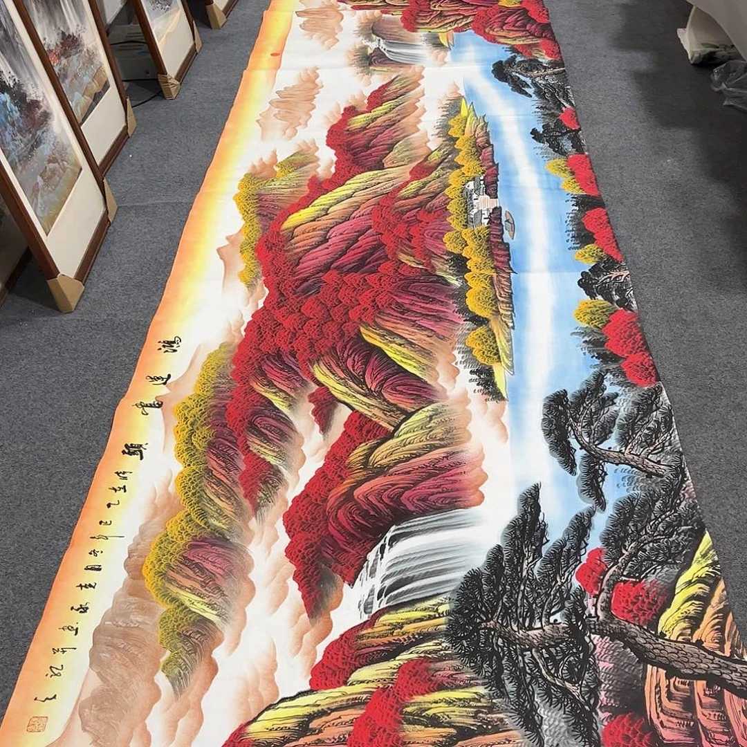 国画LT国画作品单幅任发420x100