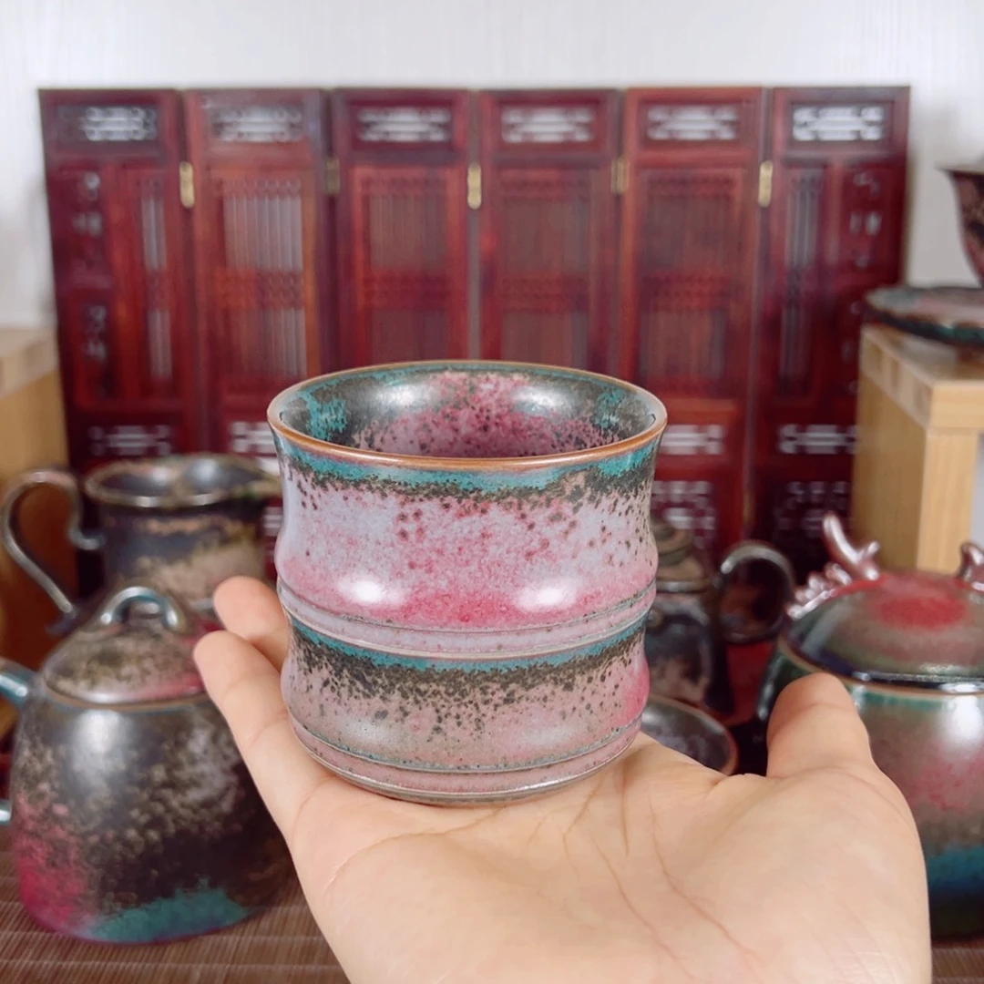 翟群钧瓷主人杯 彩金釉 神后原产地