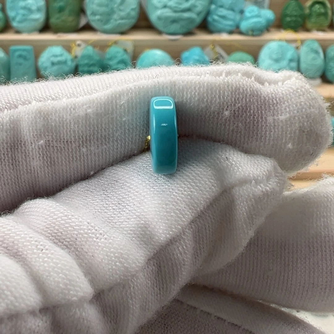 未镶嵌绿松石直切珠9.8x3.3mm