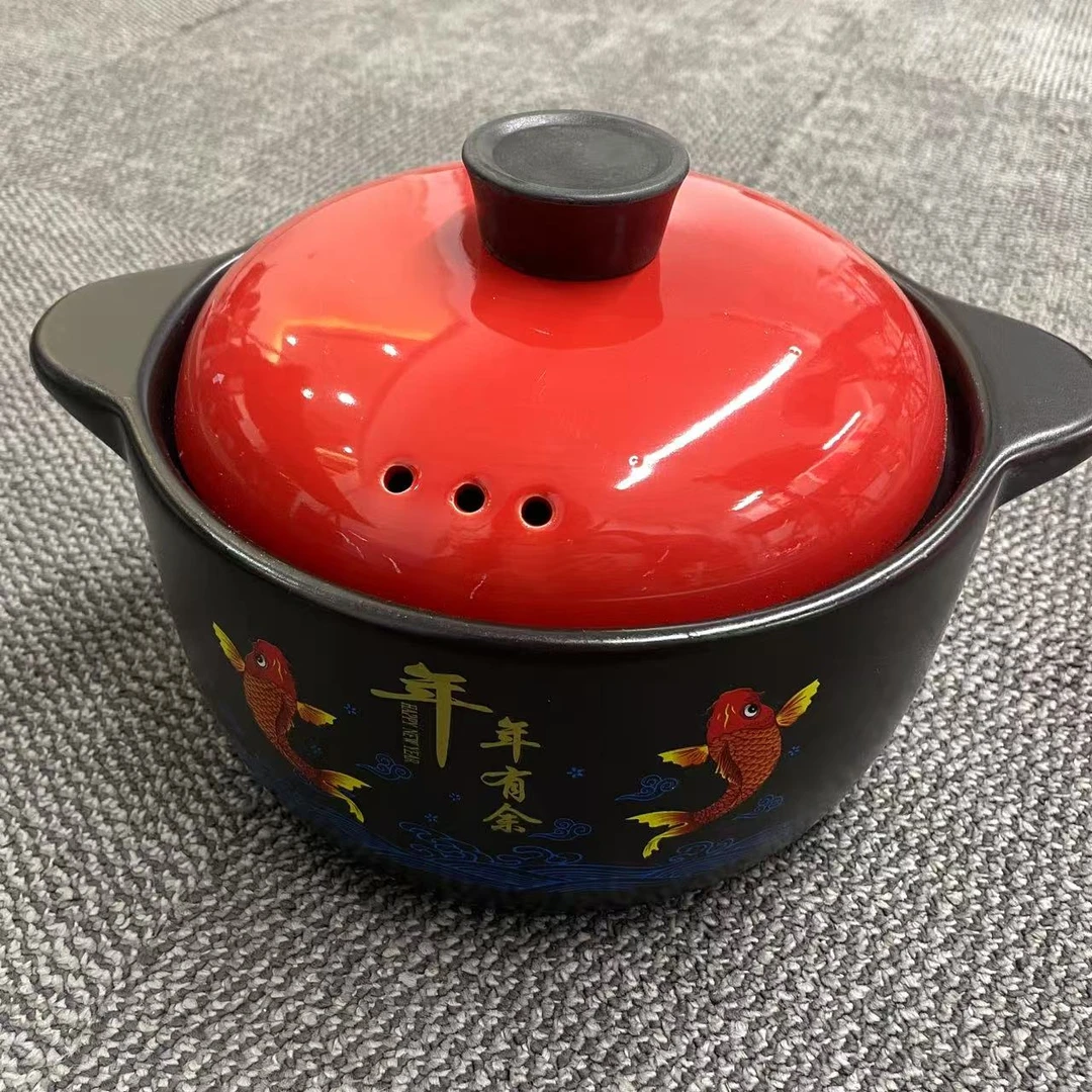 砂锅耐高温炖锅明火直烧不裂砂锅