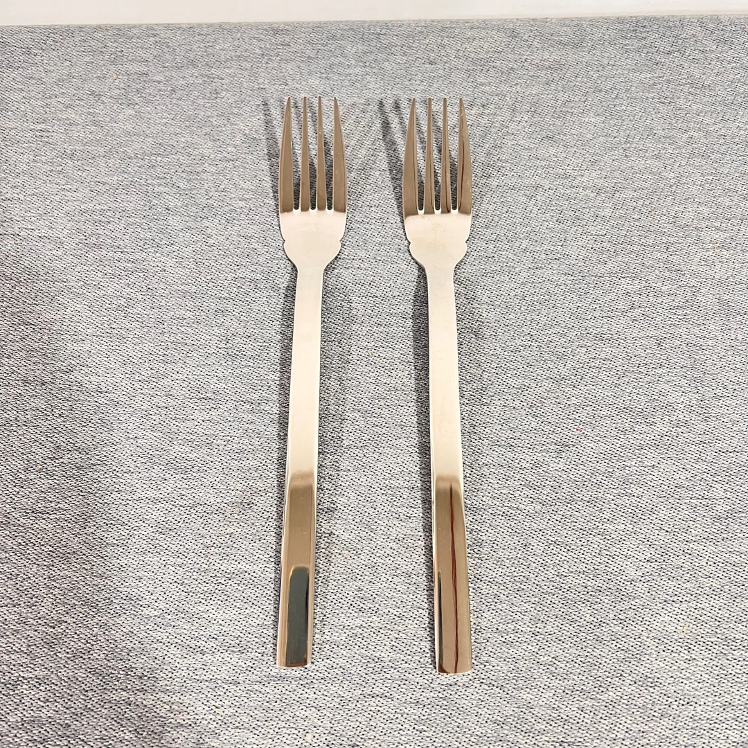 A34 304不锈钢餐厅叉子鱼叉主餐叉子正餐叉食品叉吃饭叉子 约21CM