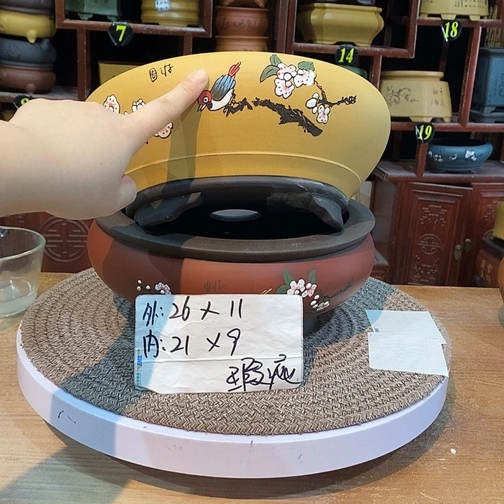 紫砂花盆紫砂花盆