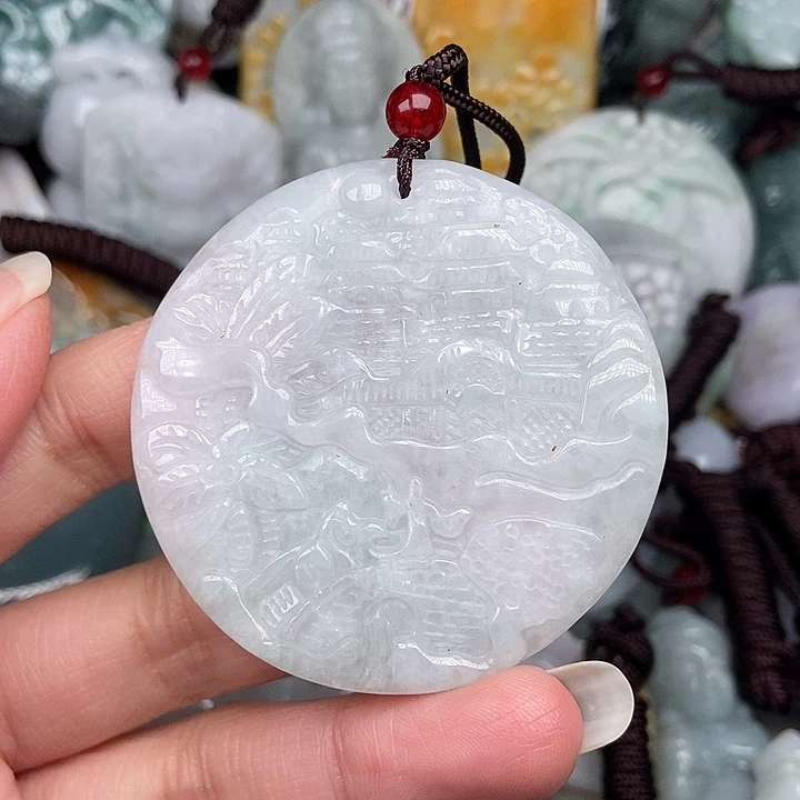 颈饰未镶嵌翡翠翡翠