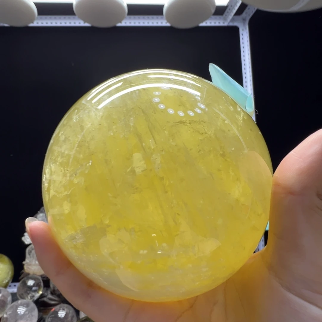 未镶嵌珠宝半成品水晶hh黄水晶c1738