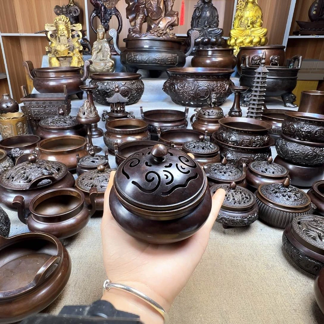 香炉铜香炉铜工艺品