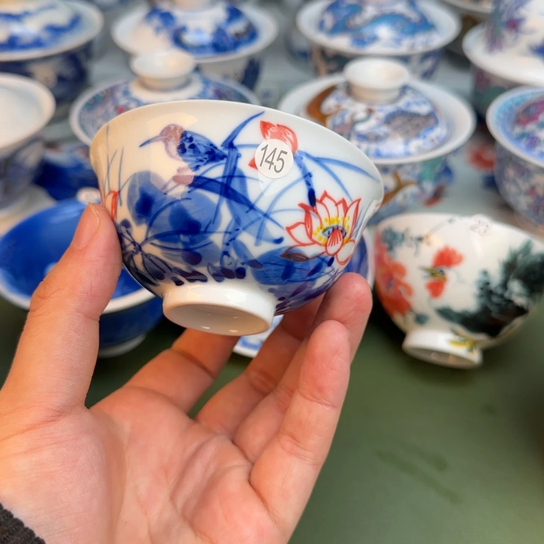 彦祖纯手工手绘茶具145