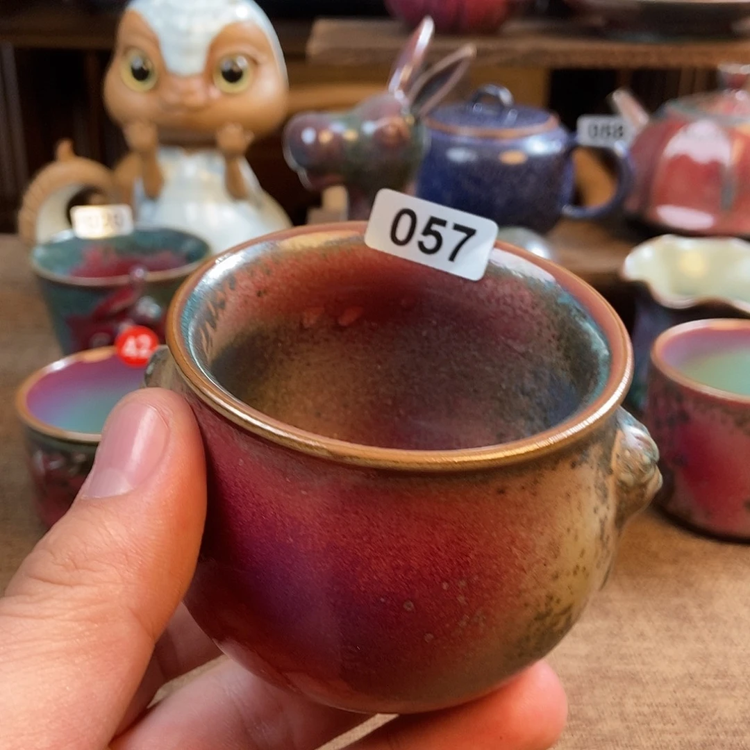 瓷片钧瓷摆件摆件摆件摆件