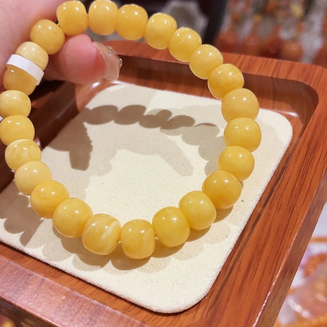 蜜蜡未镶嵌手链手串