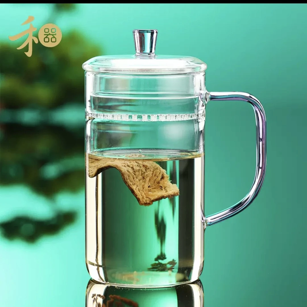 禾器晶彩 简尚杯 绿茶杯月牙杯 350cc